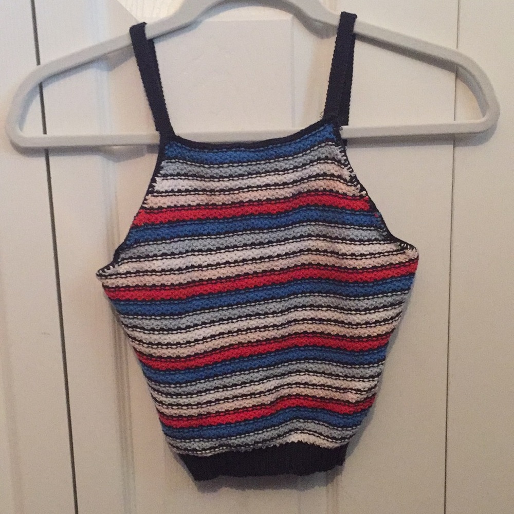 Red white and blue tank top
